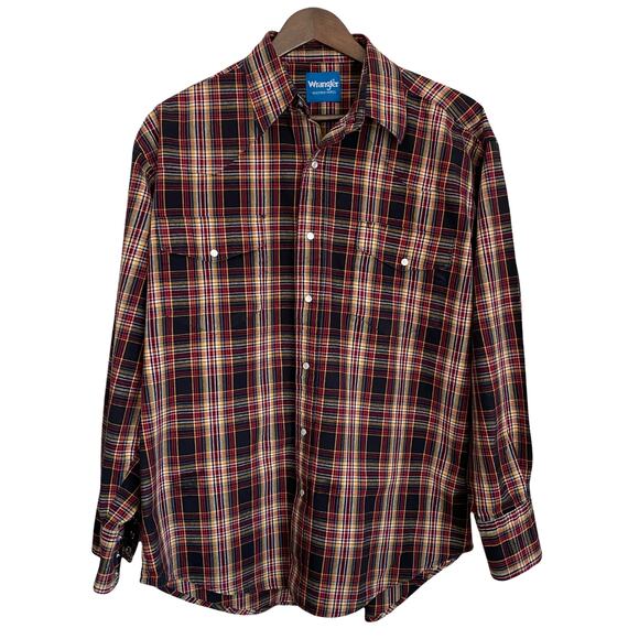 Wrangler Pearl Snap Long Sleeve Shirt - Picture 1 of 5